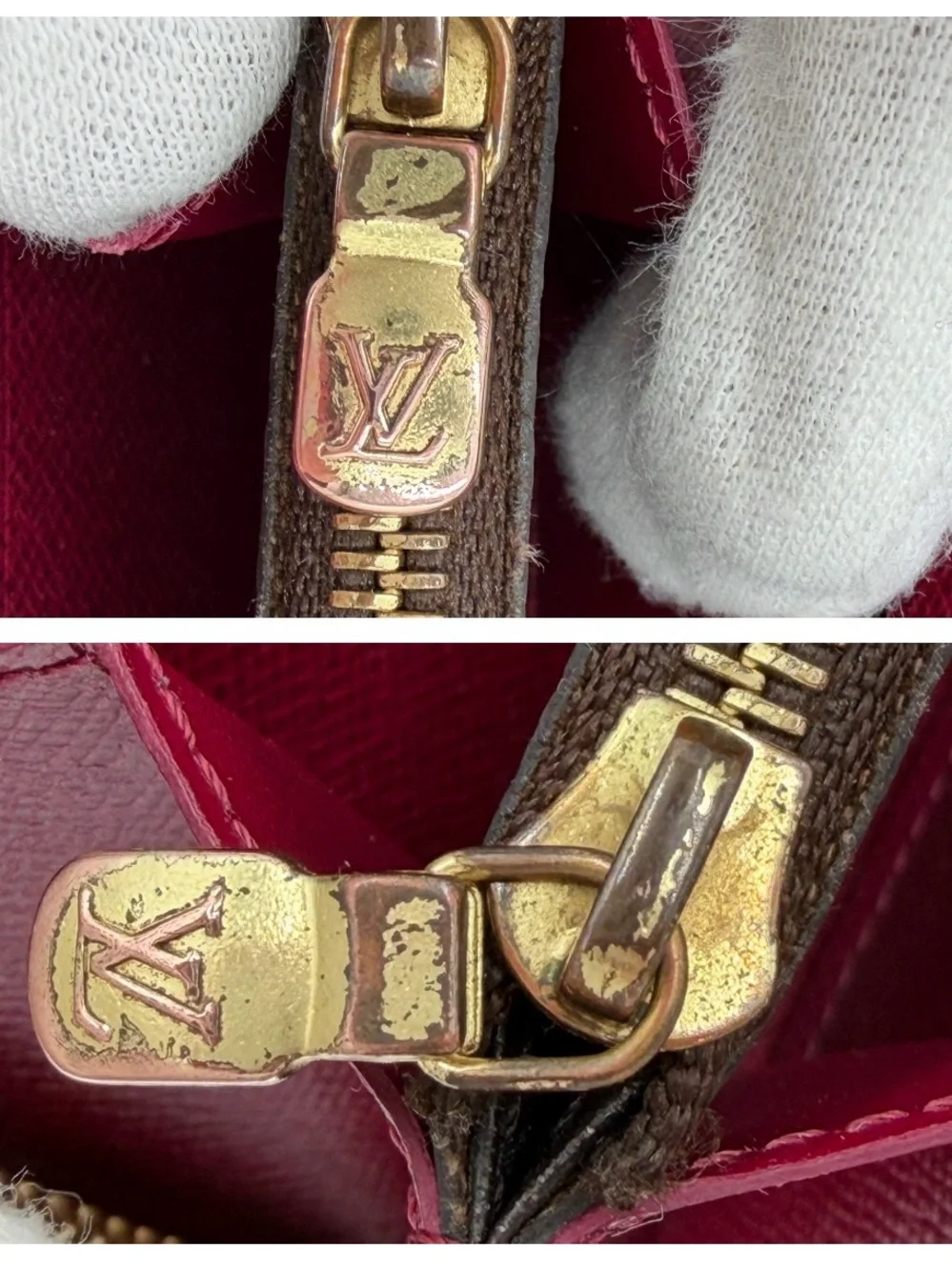 LV Monogram Clemence Zip-Around Wallet Fuschia Interior Great Condition 🤎💗 - Picture 10 of 13